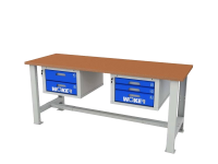 Стол рабочий стационарный WOKER PRO 11.1500
