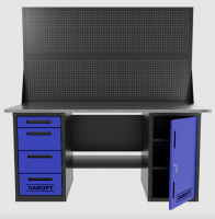 Верстак GAROPT двухтумбовый дверь/4 ящиков с двумя экранами