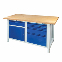 Верстак NORGAU Industrial 1 дверь, 5 ящиков, 1500х750х859 мм