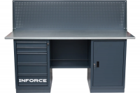 Верстак Inforce с драйвером, тумбой и экраном 1800х686х1350