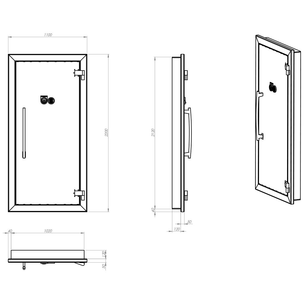 Размеры стандартной двери в частном доме
