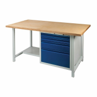 Верстак NORGAU Industrial 4 ящика, 1500х750х859 мм
