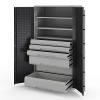 Шкаф металлический 2х дверный Kobor Expert MC/2-100/60 3S.33B