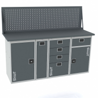 Верстак слесарный SMART 1760.1.P.4.1-1.d