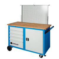 Верстак передвижной NORGAU Industrial 1200х620х860 с экраном