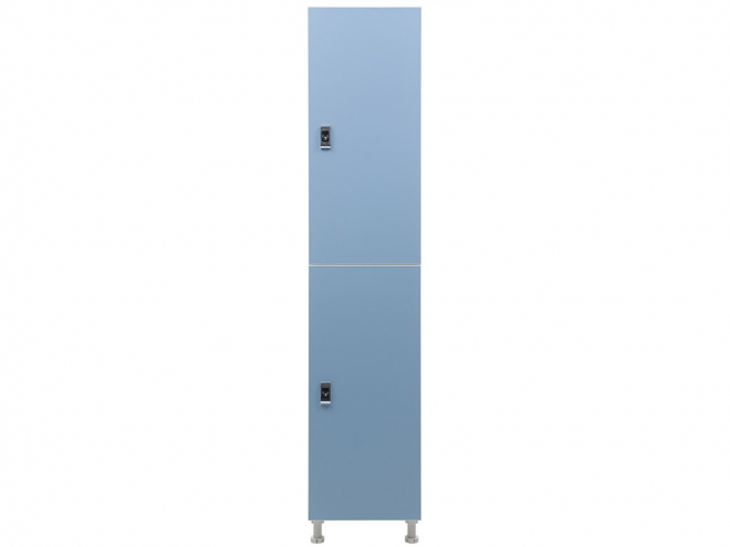 Шкаф для раздевалок WL 12-40 EL голубой/белый