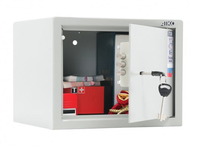 Маленький мебельный сейф AIKO T 23