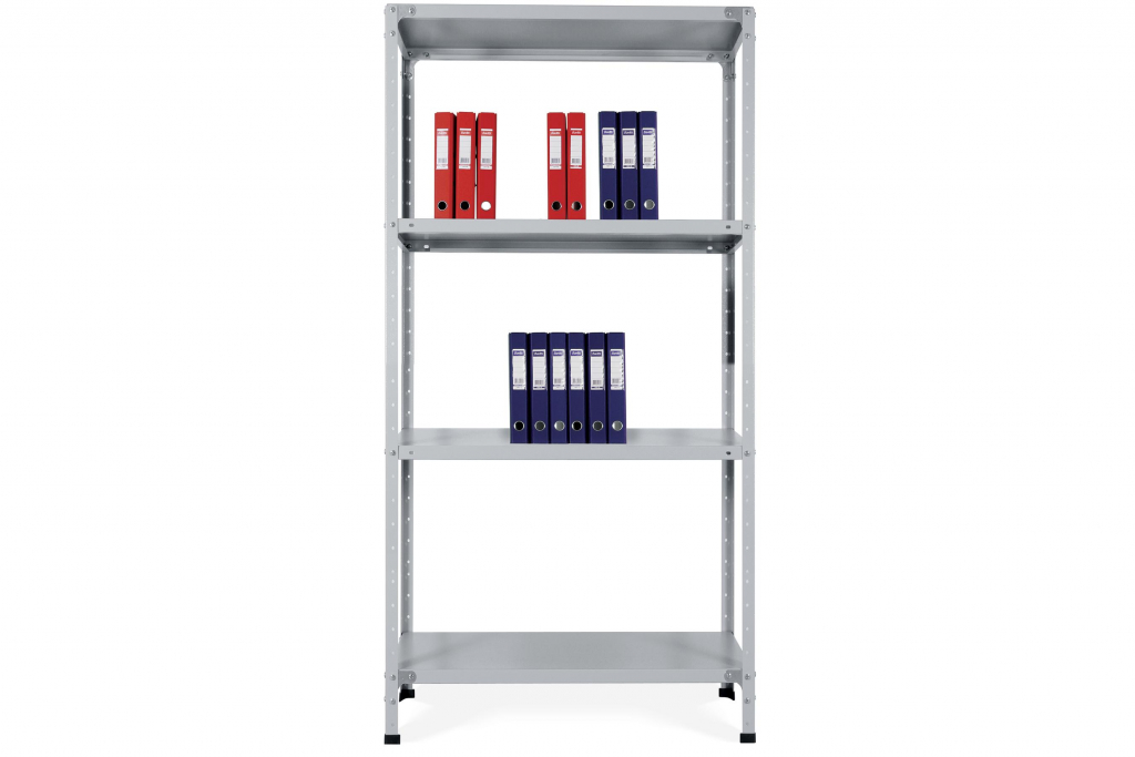 Стеллаж полочный для склада СТ-012 1800x1000x400 125 кг нагрузка (4 полки)