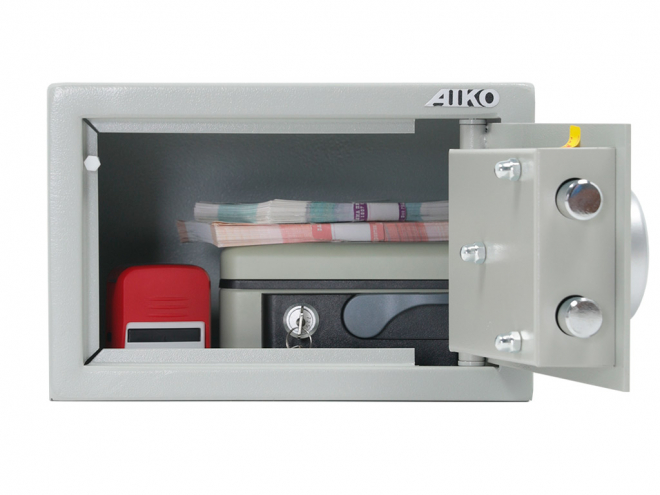 Маленький мебельный сейф AIKO T 17 EL