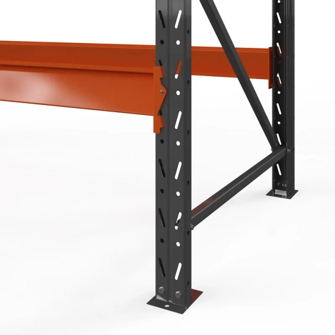Стеллаж металлический Оптима, 3500x2500x785 мм. Ярусы: 4 шт. метал.