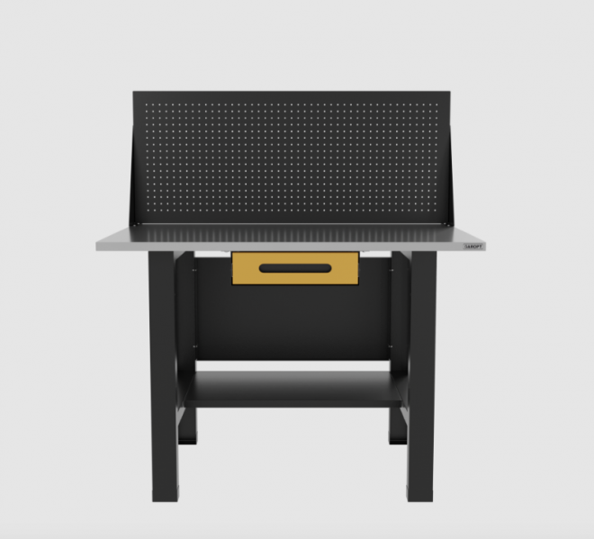 Верстак GAROPT бестумбовый с ящиком и экраном