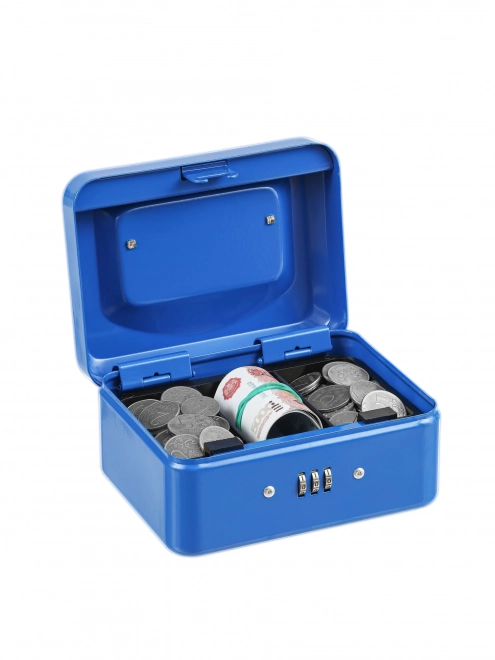 Ящик для денег SAFEBURG Keeper-15C Blue Gloss Ящик для денег SAFEBURG Keeper-15C Blue Gloss