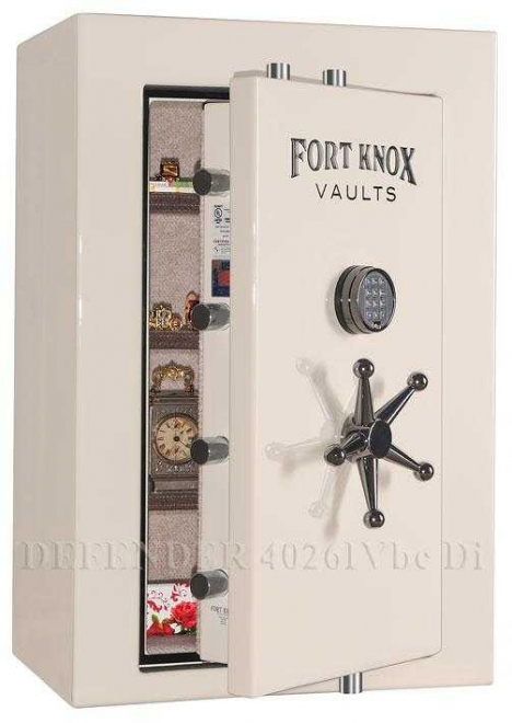 Сейф с возможностью крепить на пол для дома и квартиры Fort Knox® Defender 4026IVbc Di