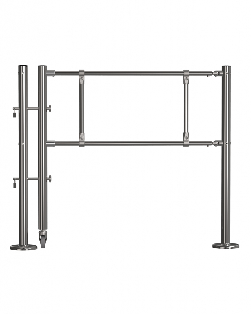 Ограждение антипаника колесная ОС2ак ХРОМ 1000мм