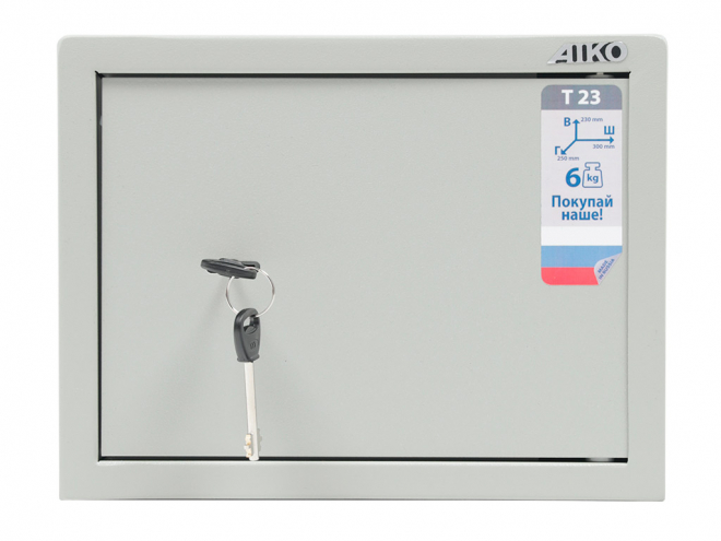 Маленький мебельный сейф AIKO T 23