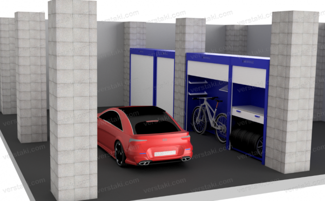 Шкаф в паркинг KronVuz PR 2150