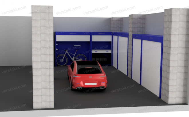 Шкаф в паркинг KronVuz PR 1000