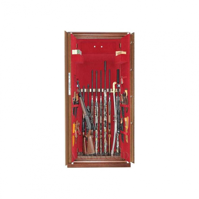 Оружейный сейф с электронным замком в дереве для дома Armwood-73d32 EL Flock.