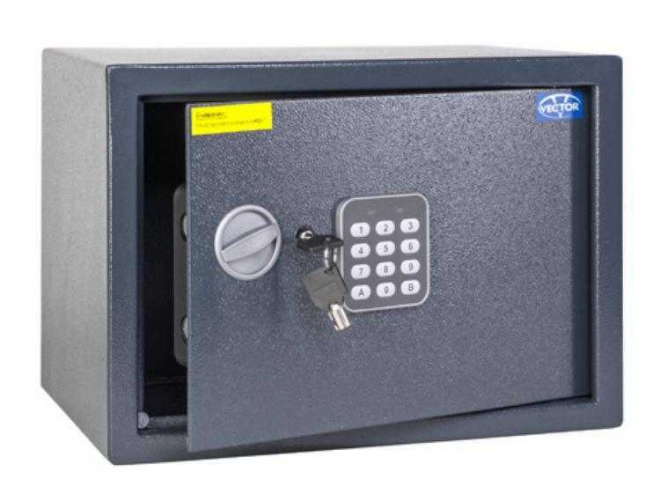 Маленький мебельный сейф Вектор SFT-25 E
