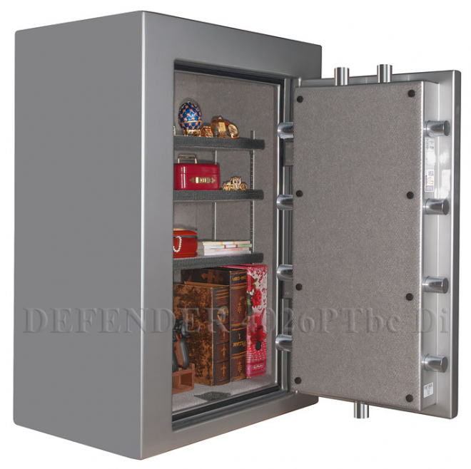 Сейф с возможностью крепить на пол Fort Knox® Defender 4026PTbc Di