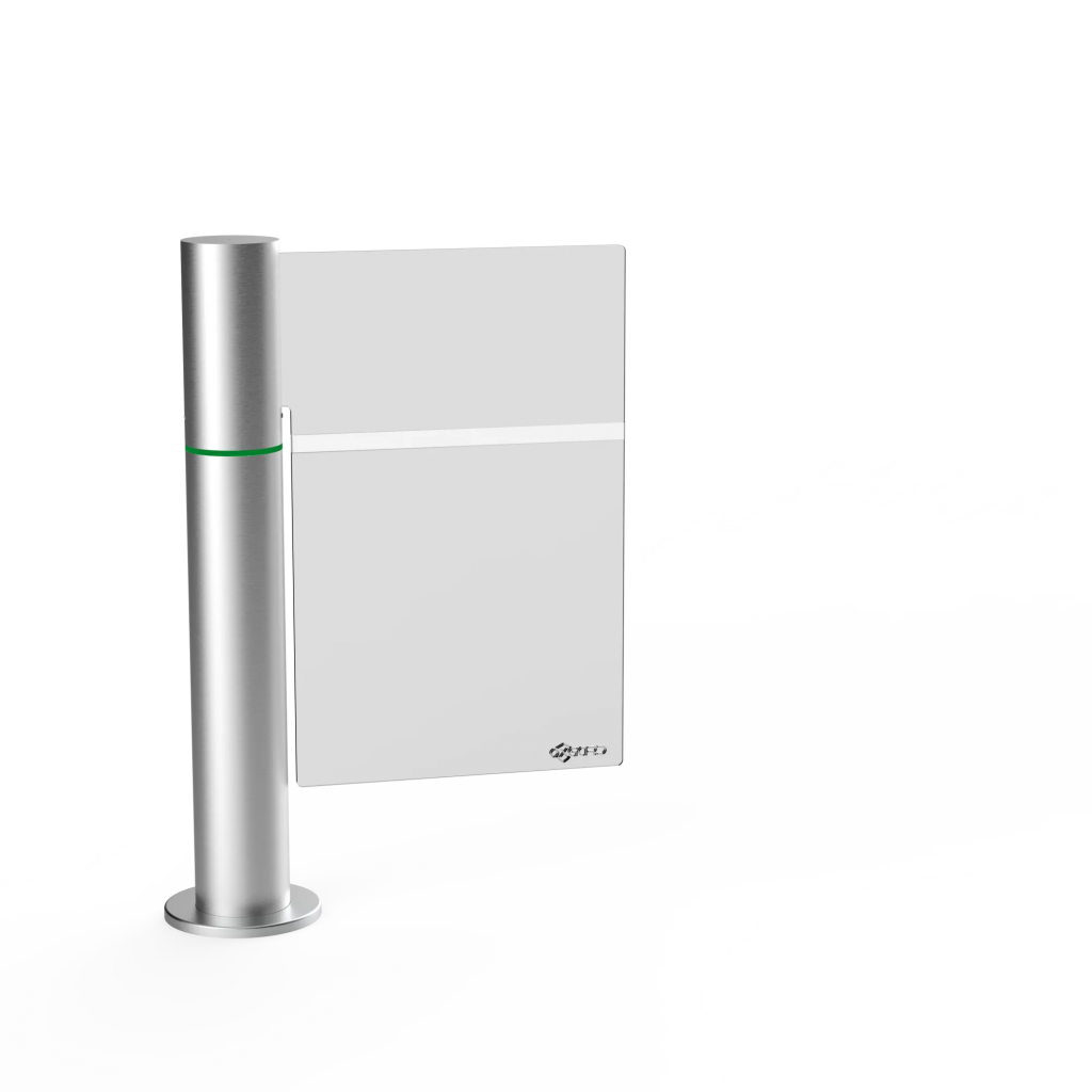 Калитка K-14-H моторизированная нержавеющая сталь со стеклом на 600 мм