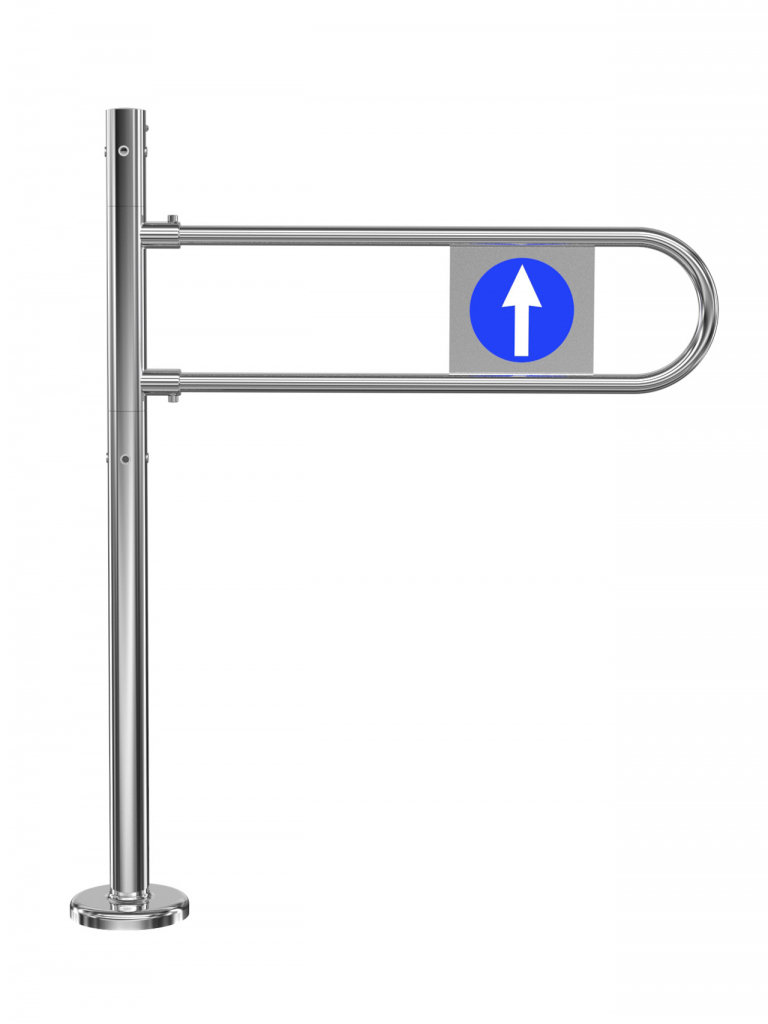 Механическая калитка с механическим доводчиком «К11Млв ХРОМ»