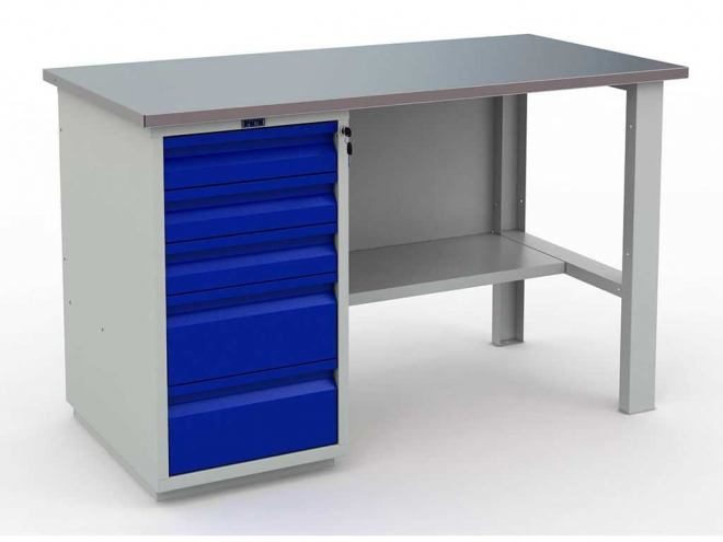 Эргономичный верстак PROFI (№401) WT140.WD5/F1.000